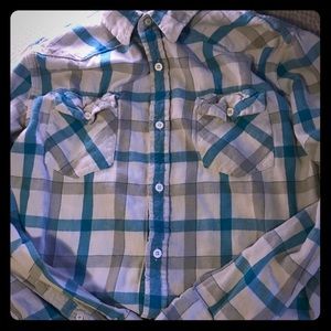 XL Tony Hawk Cotton Blue Flannel
